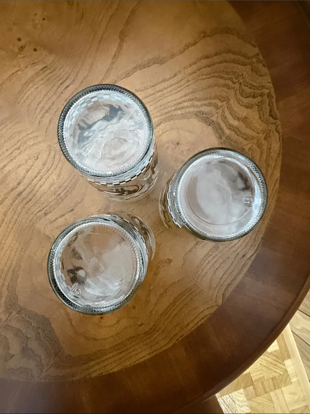 Anchor Hocking Vintage Black and White Holstein Cow 16oz High Glasses (Set of 3